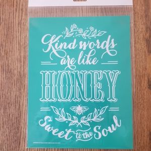 Chalk Couture Kind Words size B transfer